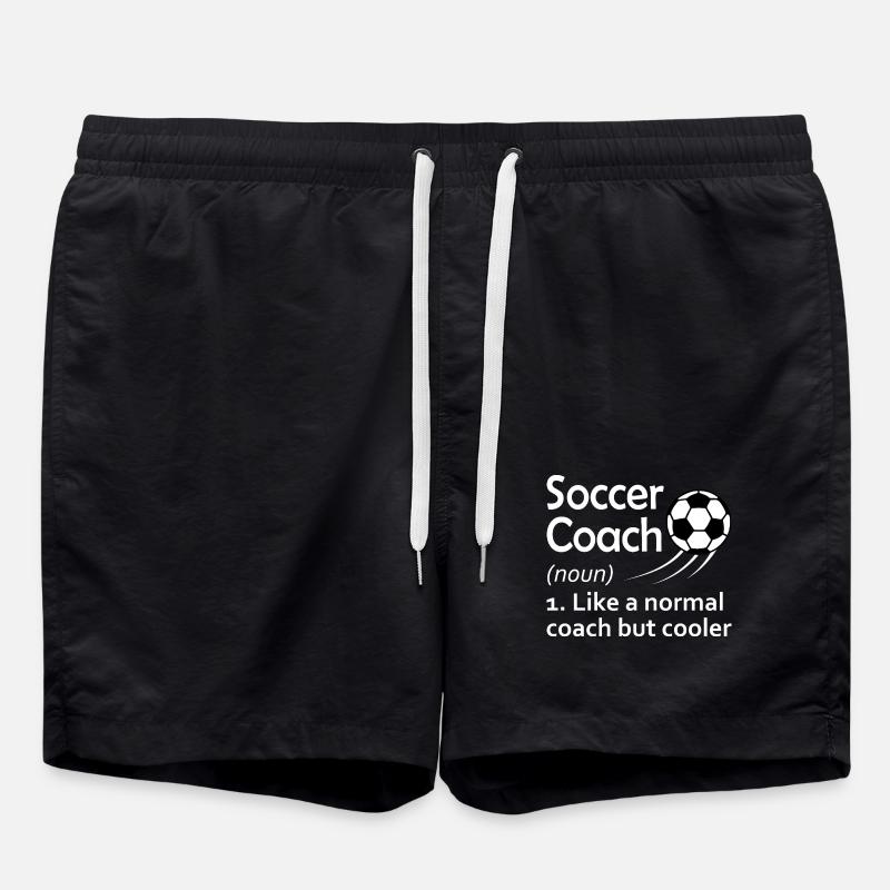 Fußball Trainer - Badeshorts - Schwarz