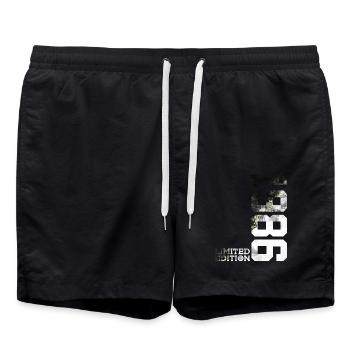 40E ANNIVERSAIRE ÉDITION LIMITÉE 1986 - Short de bain - noir - Devant - AI Model Male 185 light (185cm)