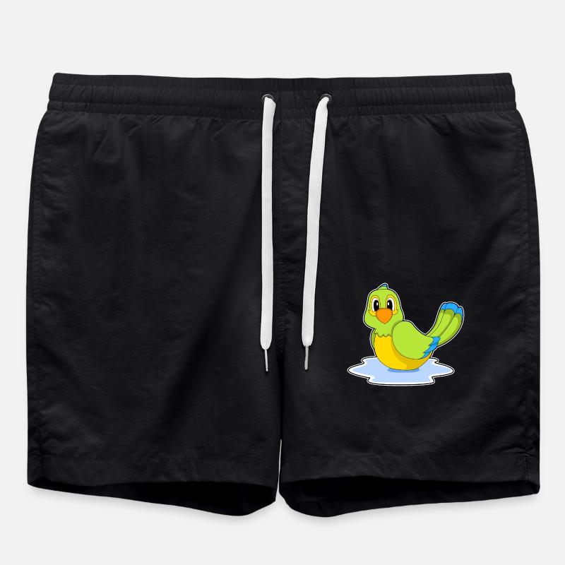 Perroquet nageant - Short de bain - noir