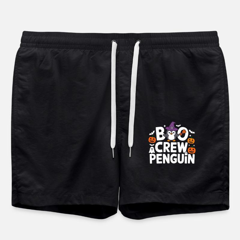 Boo Crew Pingouin Halloween - Short de bain - noir