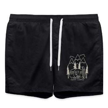 Camping Camping-car Camping-car Caravane - Short de bain - noir - Devant - AI Model Male 185 light (185cm)
