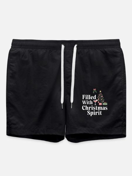 Rempli d’ de Noël - Short de bain - noir