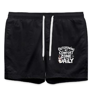 Get out of your comfort zone with Penguin Power - Swim Trunks - black - Front - AI Model Male 185 light (185cm)