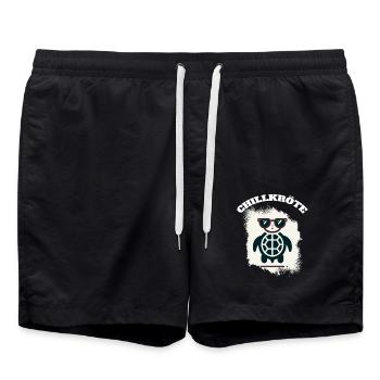 Chill Toad Turtle - Swim Trunks - black - Front - AI Model Male 185 light (185cm)