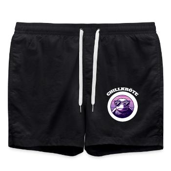 Chill Toad Turtle - Swim Trunks - black - Front - AI Model Male 185 light (185cm)