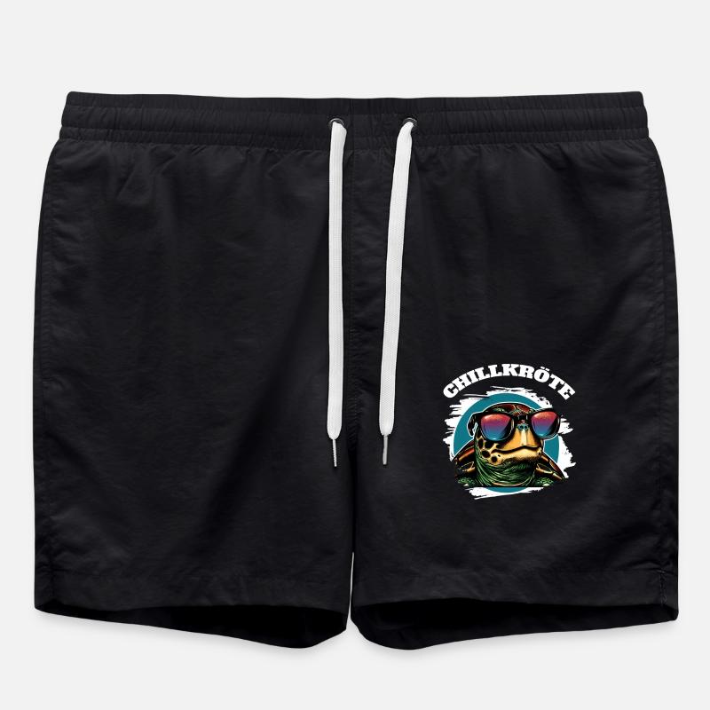 Tortue crapaud froide - Short de bain - noir