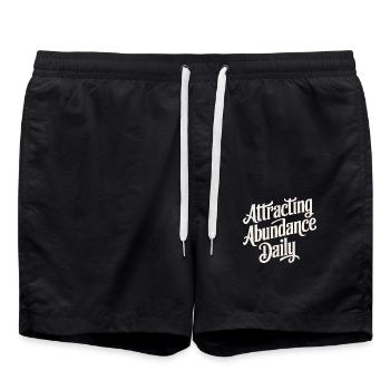 Abondance quotidienne Attirer Manifeste Citation - Short de bain - noir - Devant - AI Model Male 185 light (185cm)
