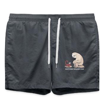 Scorpio Zodiac Sign Sloth: Don't Poke The - Swim Trunks - anthracite - Front - AI Model Male 185 light (185cm)