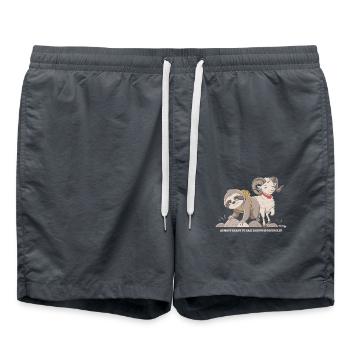 Bélier Zodiaque Soth Toujours prêt Obstacles - Short de bain - charbon - Devant - AI Model Male 185 light (185cm)