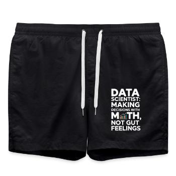 Data Scientists : prendre des décisions avec - Short de bain - noir - Devant - AI Model Male 185 light (185cm)