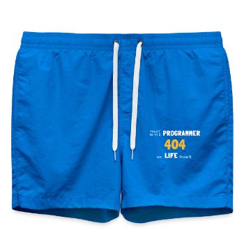 IT Informatik Informatiker Computerarbeit Geschenk - Badeshorts - Cobalt blue - Vorne