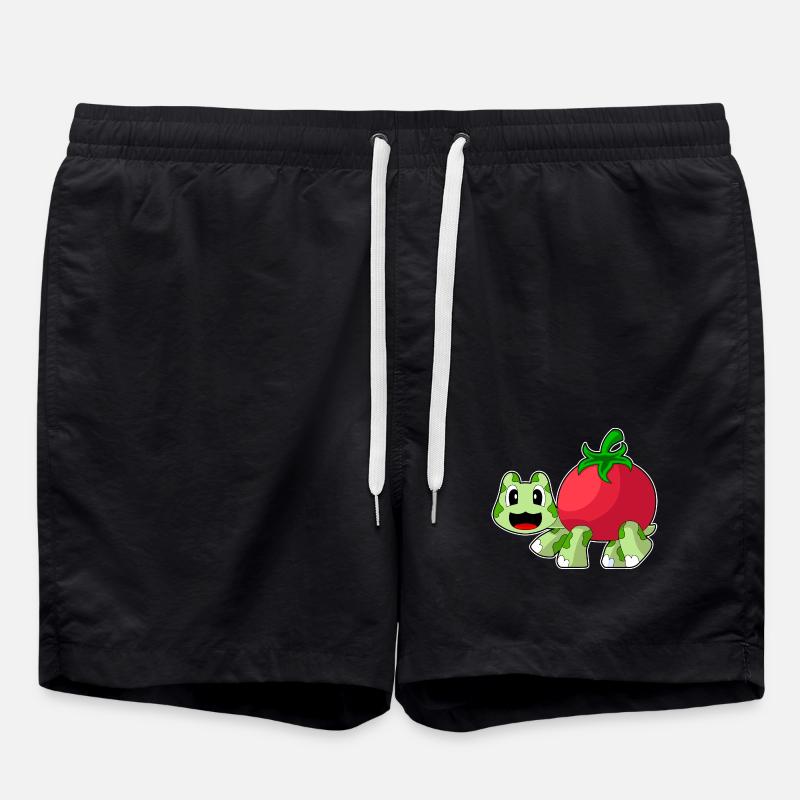 Turtle Tomato - Swim Trunks - black