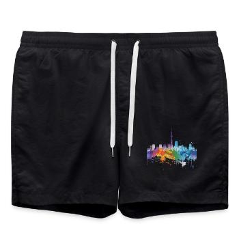 Takatsuki - Swim Trunks - black - Front - AI Model Male 185 light (185cm)