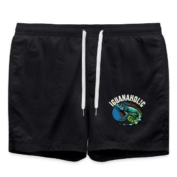 Leguan - Badeshorts - Schwarz - Vorne - AI Model Male 185 light (185cm)
