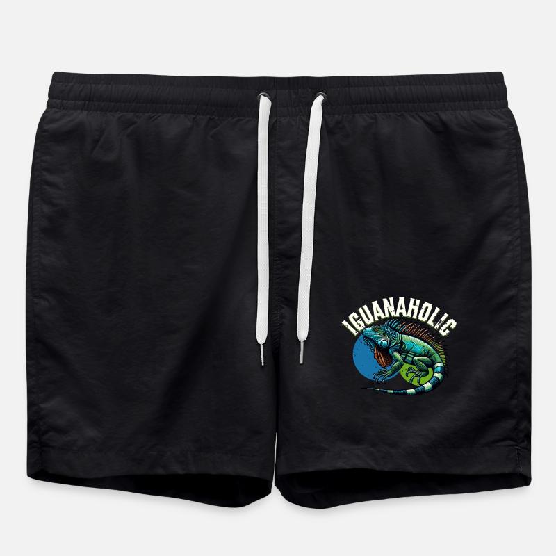 Leguan - Badeshorts - Schwarz