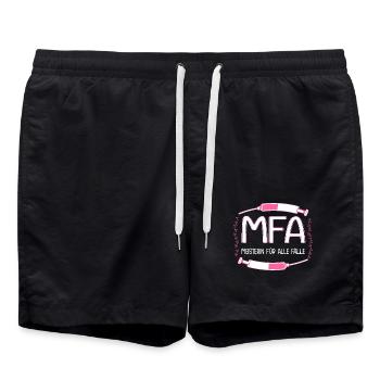 Assistant médical Master MFA - Short de bain - noir - Devant - AI Model Male 185 light (185cm)