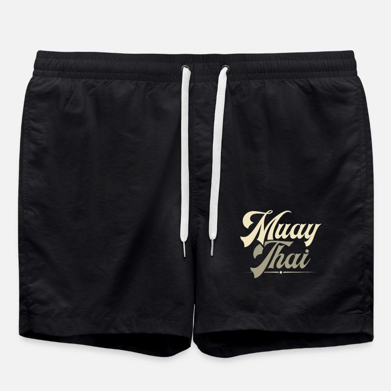 Muay Thai - Swim Trunks - black