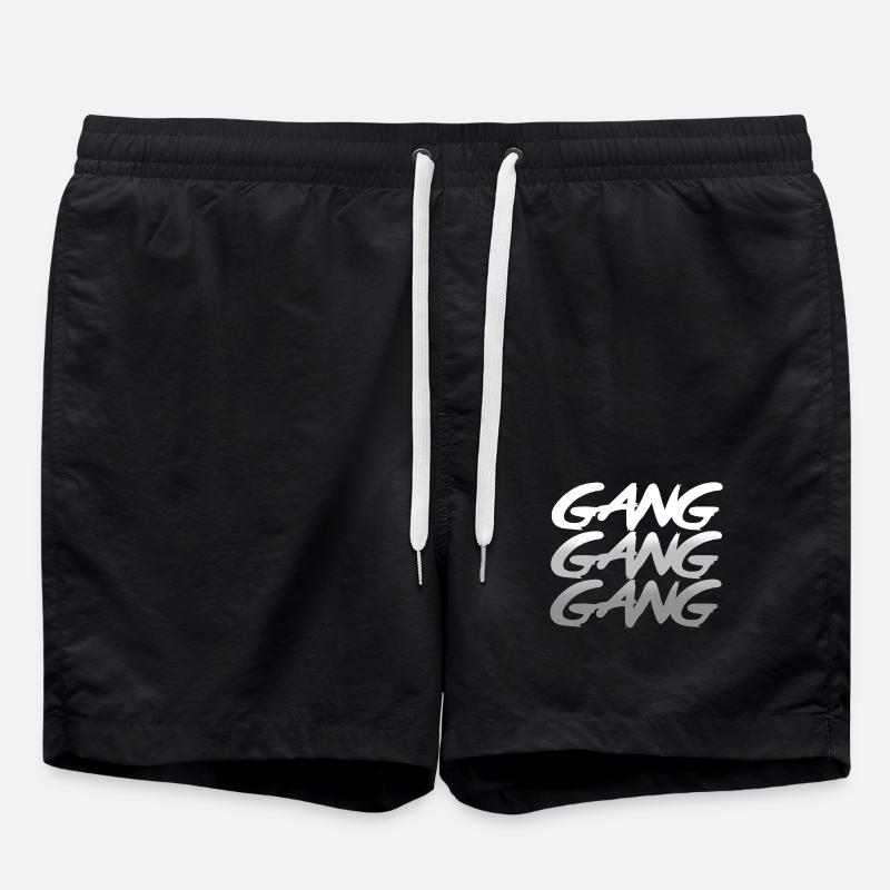 Gang - Badeshorts - Schwarz