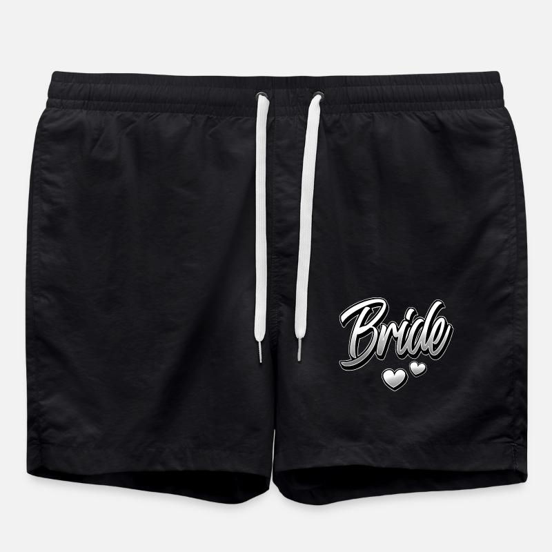 Braut - Badeshorts - Schwarz