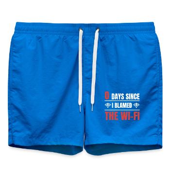 Technical Support 0 Days Since My Last PC Crash - Badeshorts - Cobalt blue - Vorne