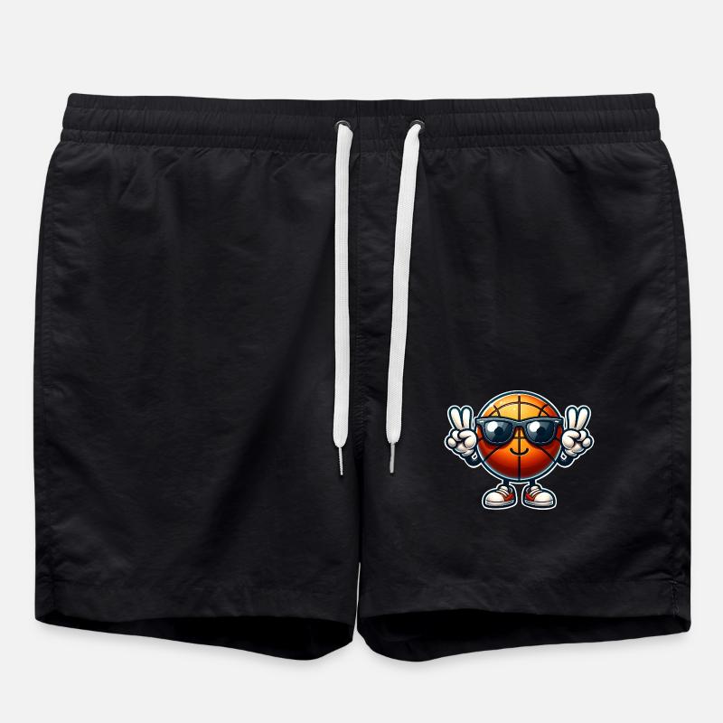 Basket-ball Joueurs de basket-ball - Short de bain - noir
