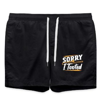 Trombonist Brass Band Marching I Tooted Trombone - Swim Trunks - black - Front - AI Model Male 185 light (185cm)