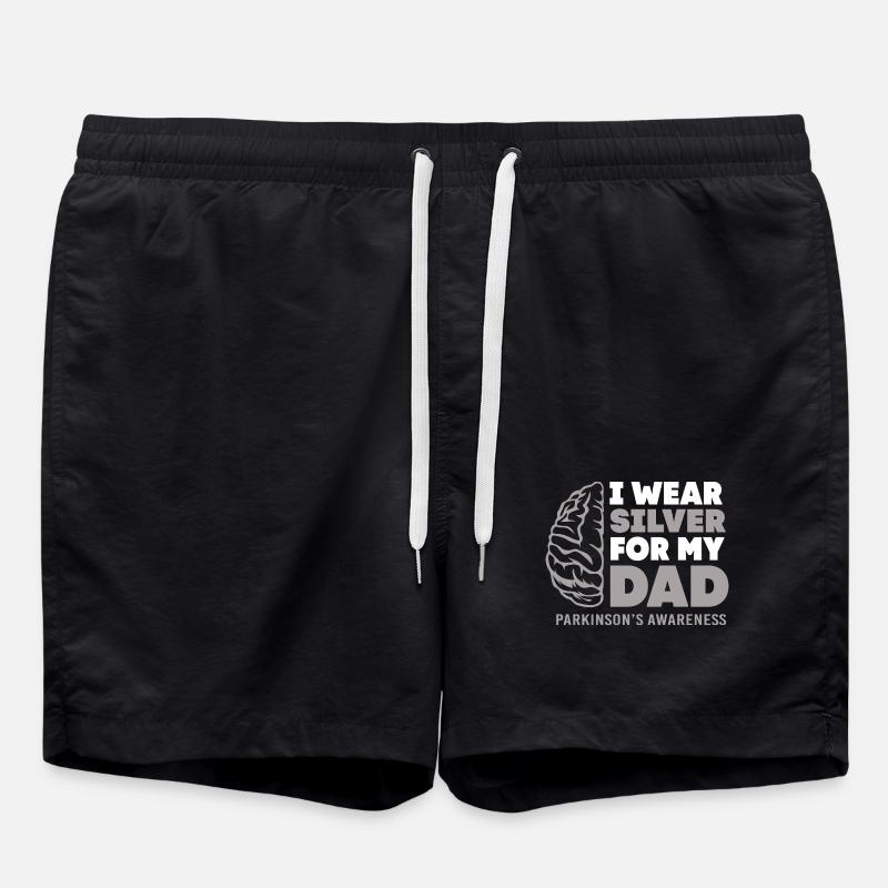 Parkinson's disease - Swim Trunks - black