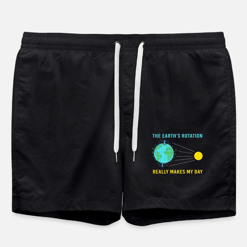 Earth Day - Badeshorts - Schwarz
