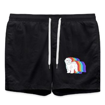 Havanais - Short de bain - noir - Devant - AI Model Male 185 light (185cm)