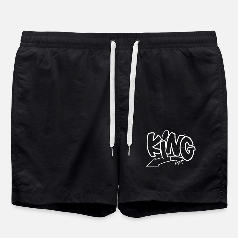 King - Swim Trunks - black