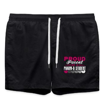 Pharmacist Proud Parent Of Pharmacist Student - Swim Trunks - black - Front - AI Model Male 185 light (185cm)