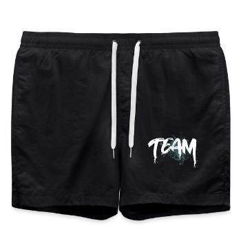 Team - Badeshorts - Schwarz - Vorne - AI Model Male 185 light (185cm)