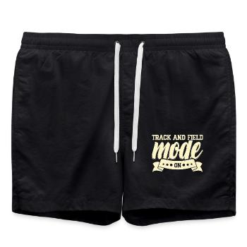 Athlètes d’athlétisme Mode d’athlétisme activé - Short de bain - noir - Devant - AI Model Male 185 light (185cm)
