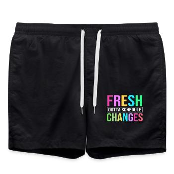 Schulbetreuer Schulberater Mentor School Counselor - Swim Trunks - black - Front - AI Model Male 185 light (185cm)