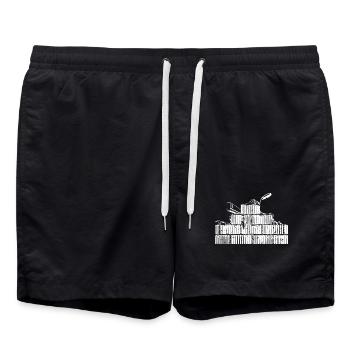 Mason Gift Ideas Pocket - Swim Trunks - black - Front - AI Model Male 185 light (185cm)