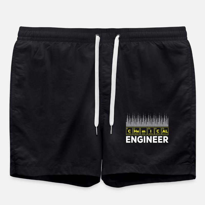 Chemical Engineer - Badeshorts - Schwarz
