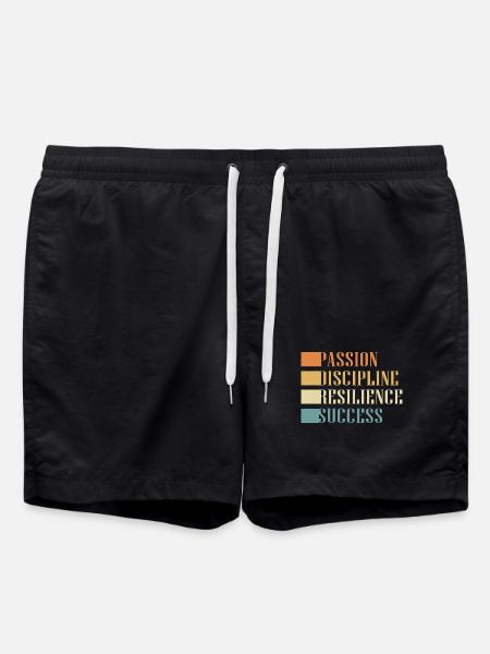 Workaholic Resilience - Swim Trunks - black