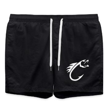 Angeln - Badeshorts - Schwarz - Vorne - AI Model Male 185 light (185cm)