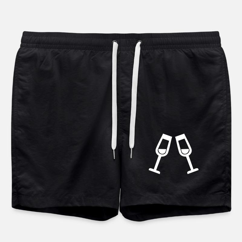 Glasses - Swim Trunks - black