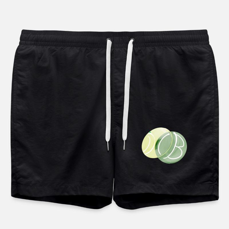 The Green Dot - Swim Trunks - black