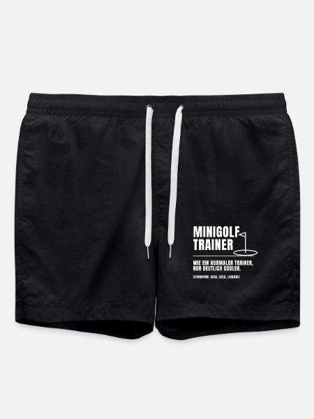 Minigolf Trainer Definition - Badeshorts - Schwarz
