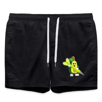 Avocado Dart Dartpfeil - Swim Trunks - black - Front - AI Model Male 185 light (185cm)