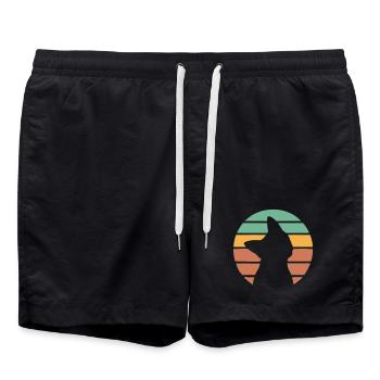 Cat - Swim Trunks - black - Front - AI Model Male 185 light (185cm)