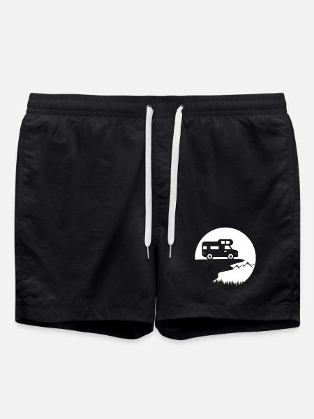 Vanlife Adventure: Stylish Camper Design - Swim Trunks - black