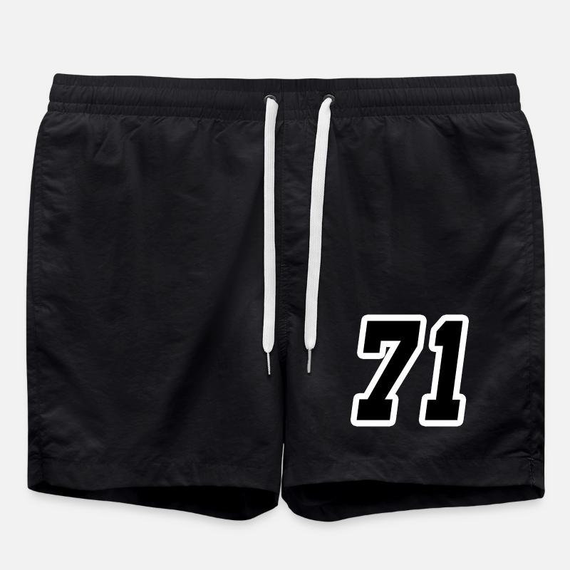 Nummer einundsiebzig 71 - Badeshorts - Schwarz