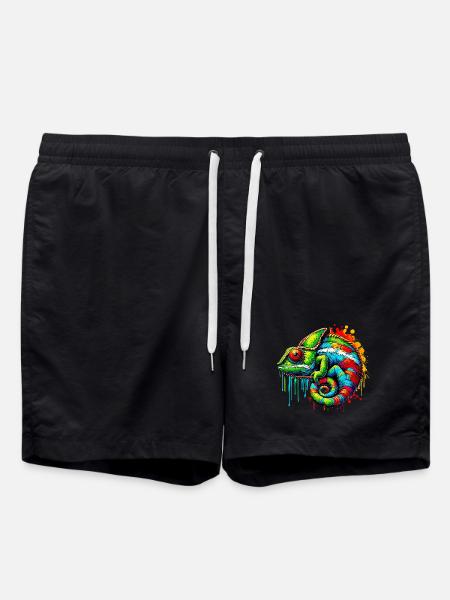 Chameleon - Swim Trunks - black