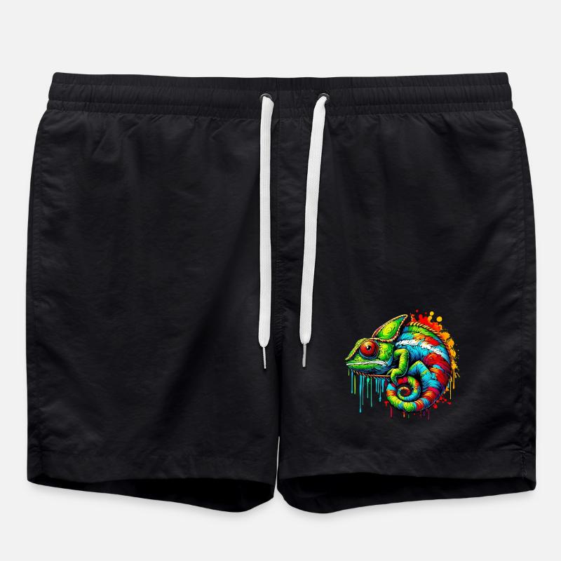 Chameleon - Swim Trunks - black