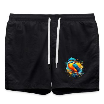 Martin-pêcheur - Short de bain - noir - Devant - AI Model Male 185 light (185cm)