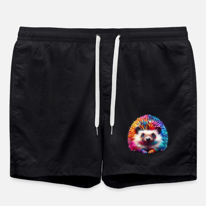 Hedgehog - Swim Trunks - black