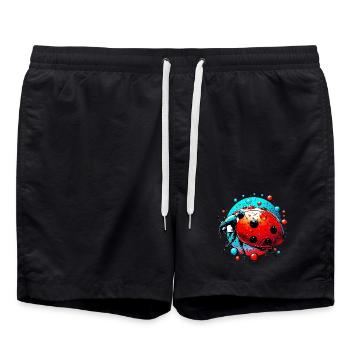 Ladybug - Swim Trunks - black - Front - AI Model Male 185 light (185cm)